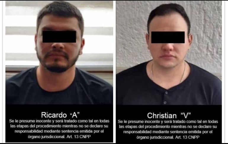 Detenidos. ESPECIAL /  Fiscalía General de la República