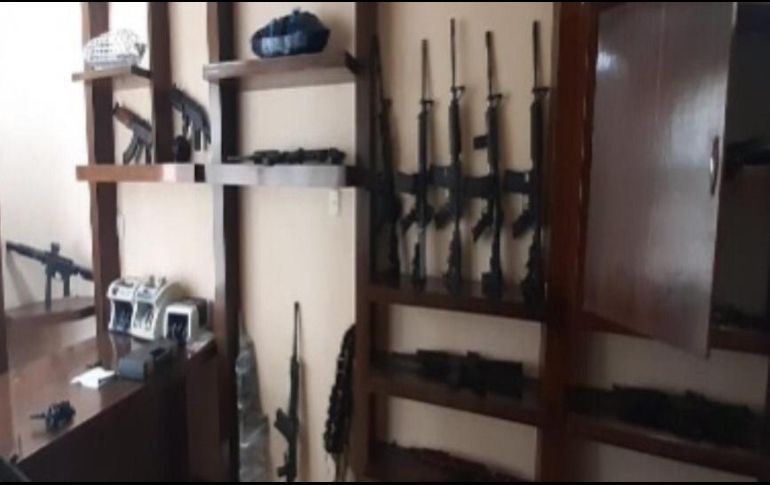 En total fueron 28 armas decomisadas. ESPECIAL / Fiscalía General de la República