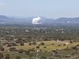 La onda expansiva originada por el estallido causó afectaciones en viviendas de las comunidades de Santiago de Anaya y la Lagunilla. ESPECIAL