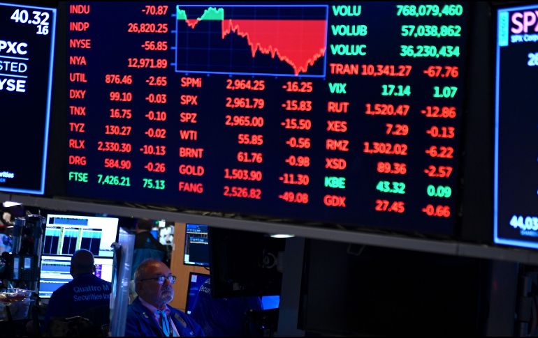 El nerviosismo hizo que los mercados internacionales mostraran comportamientos mixtos, sobre todo en Estados Unidos. AFP/J. Eissele