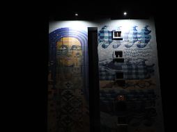 En la obra, una mujer representa al agua con fauna acuática. EL INFORMADOR/E. Barrera