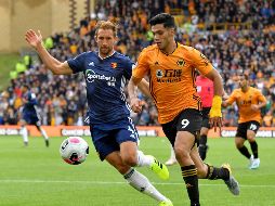 Raúl Jiménez jugó 80 minutos contra Watford. AP / D. Howarth