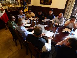 El Comité Estatal de Emergencias se reunió este sábado para determinar las acciones a seguir ante la presencia del ciclón tropical. TWITTER/@GobiernoJalisco