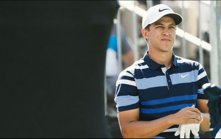 Cameron Champ llega al último día de torneo con tres golpes de ventaja. AFP / J. Ferrey