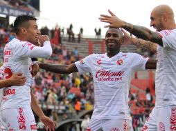 Nahuelpán marcó en los minutos 50 y 59 del partido. IMAGO7 / R. Martínez