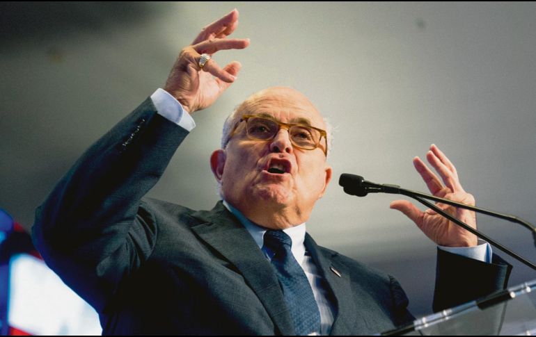 Rudolph Giuliani, abogado de Donald Trump. AP
