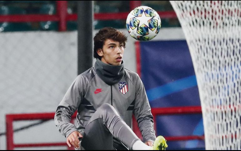 Joao Félix. El portugués ha quedado a deber en la delantera del conjunto Colchonero. EFE