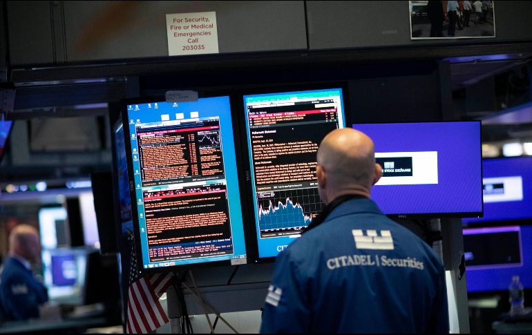 El NYSE Composite avanza 0.25 por ciento al operar en 13 mil 036.91 unidades. AP / M. Lennihan