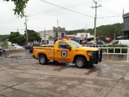 De acuerdo con la Comisión Nacional del Agua (Conagua), el sistema generará lluvias fuertes a puntuales muy fuertes (de 50 a 75 litros por metro cuadrado) en los estados de Sonora y Sinaloa. TWITTER / @PC_Sinaloa
