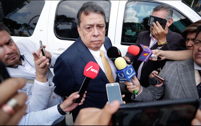 Como parte de la investigación para localizar a los 43 normalistas de Ayotzinapa, el ex gobernador de Guerrero, Ángel Heladio Aguirre Rivero, fue citado a comparecer ante la FGR. SUN/I. Stephens