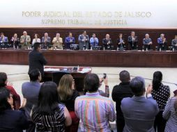 El presidente del STJE, Ricardo Suro, convocó a una nueva sesión para hoy. Deberá contar con al menos 18 magistrados. TWITTER/supremotribjal