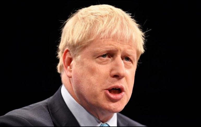 Johnson lanzó sus propuestas en la conferencia del Partido Conservador en Mánchester y luego hizo público el texto. GETTY IMAGES