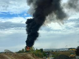 Ebombardero B-17 cayó en aeropuerto Bradley International, en Windsor Locks. AP/A.Arreguin