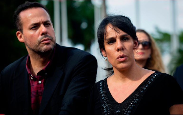 La SRE sostuvo una reunión privada con José Joel, Marysol y Sara Sosa, hijos de José José. AFP / E. Uzcategui