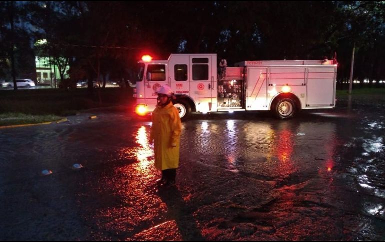 Av. Patria e Hipódromo. ESPECIAL / Bomberos de Zapopan