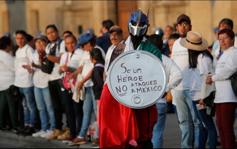López Obrador reiteró que las cosas salieron muy bien durante la manifestación de ayer miércoles, pese a las críticas de los opositores. AP / ARCHIVO