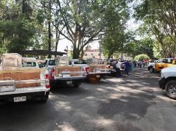 Los nuevos equipos trabajarán mil 330 hectáreas y 300 casas por día. ESPECIAL / Desarrollo Social Jalisco