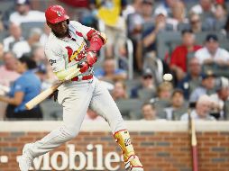 Marcell Ozuna. El dominicano conectó doblete en el noveno inning para colaborar a la victoria de San Luis. AFP