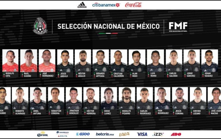 Experiencia y juventud en la convocatoria de Martino para la Liga de Naciones de la Concacaf. TWITTER / @miseleccionmx