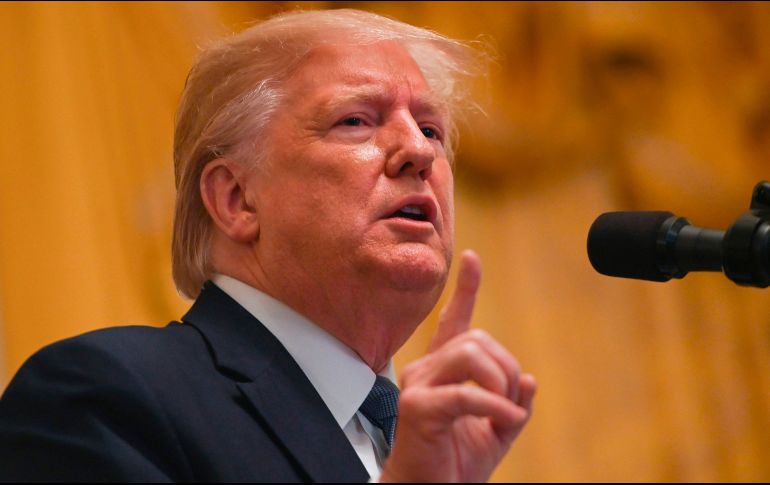 Trump se ha mostrado reacio a cooperar con el Congreso ante las solicitudes. AFP/A. Caballero