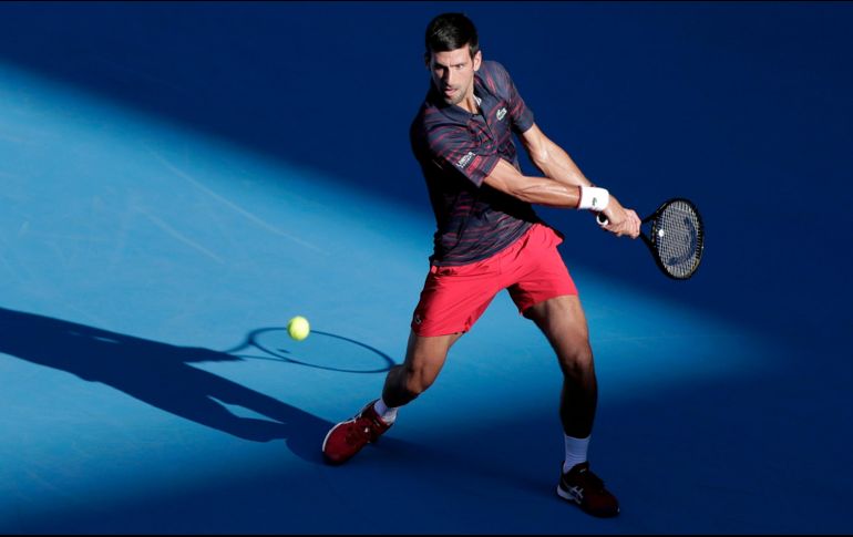 El número uno del mundo pugnará el título con el australiano John Millman, quien venció al estadounidense Reilly Opelka por 6-3, 7-6 (4). EFE / K. Ota