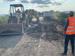 El Secretario de Obras Públicas en Morelos, Fidel Giménez Valdés, subió a sus redes imágenes de las cuadrillas trabajando en la zona. TWITTER/@FIDEL_GIMENEZV