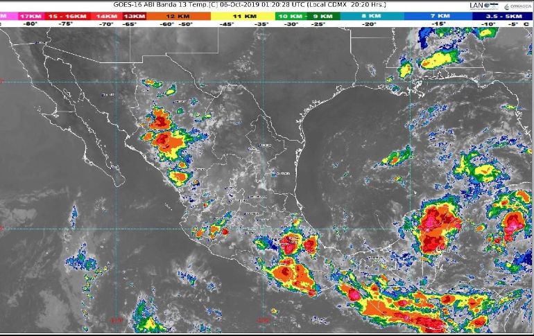 Por la noche del domingo ingresará el frente frío número 3 al territorio nacional y se extenderá al norte de México. ESPECIAL/CONAGUA