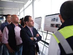 El secretario de  Comunicaciones y Tansportes, Arturo Herrera, se reunió con el gobernador de Jalisco, Enrique Alfaro Ramírez, y empresarios locales. FACEBOOK/EnriqueAlfaroR