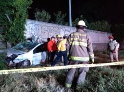 El percance se registró la madrugada de este domingo a 500 metros de la antigua caseta, en el municipio de Tonalá. ESPECIAL / Protección Civil Jalisco