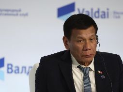 El presidente Duterte no ha indicado si ha presentado problemas graves como consecuencia de su enfermedad. AFP/ARCHIVO