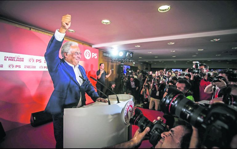 António Costa alcanzó 36.65% de la votación de ayer. EFE