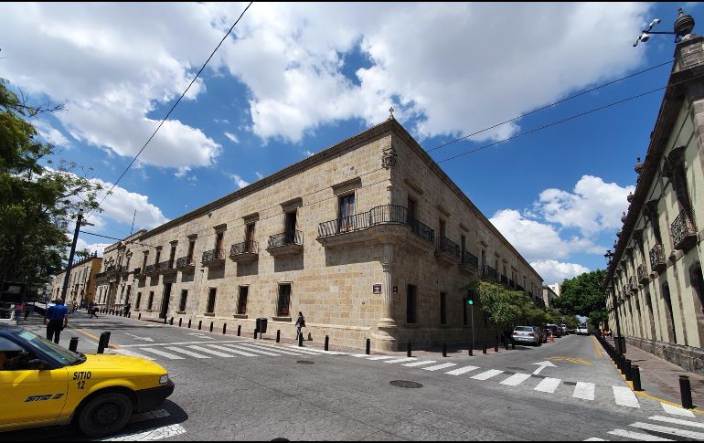 El año pasado el Congreso estatal gastó 7.5 MDP en la remodelación de sus fachadas y la rehabilitación de balcones. EL INFORMADOR / ARCHIVO