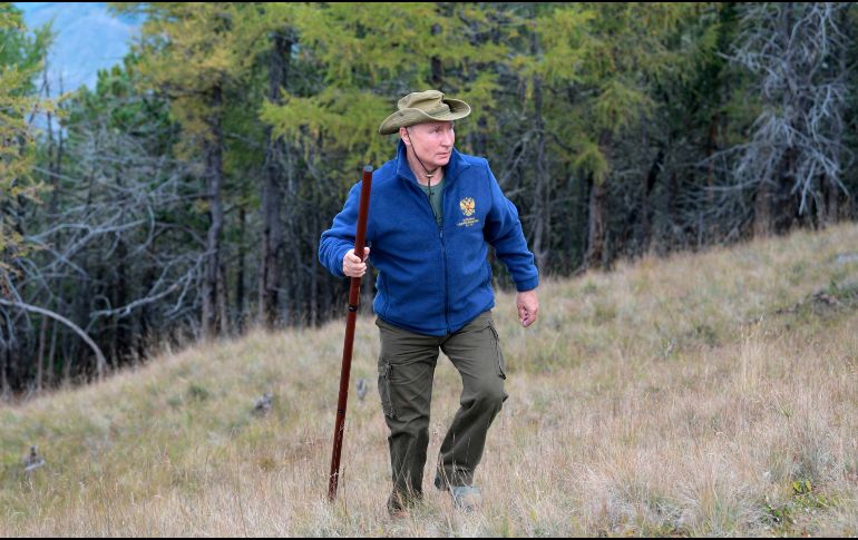 Tradicionalmente, Putin pasa varios días al año en Siberia en el mes de agosto. AP / A. Druzhinin / Sputnik, Kremlin Pool