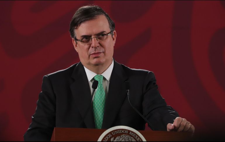 Ebrard relató que en el desayuno con congresistas de EU, el Presidente les entregó una carta dirigida a Nancy Pelosi. NTX / ARCHIVO