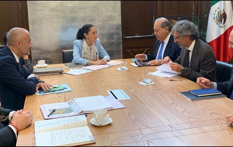 En sus redes sociales, Sheinbaum compartió algunas imágenes del encuentro. TWITTER/@Claudiashein