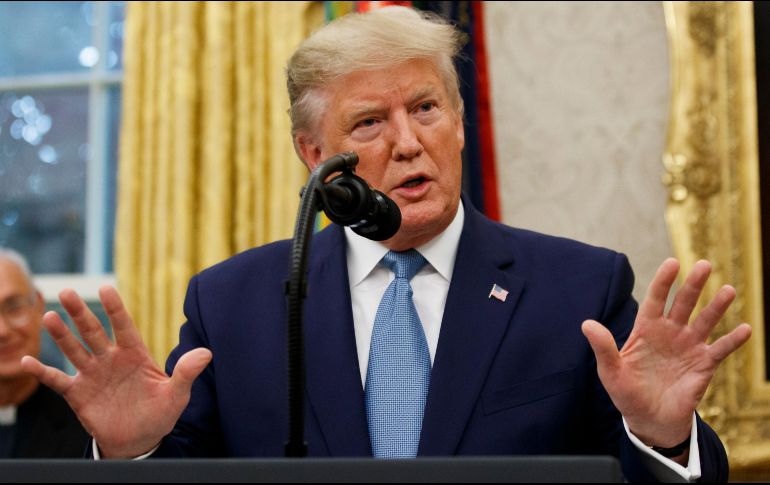 El pasado domingo, Trump anunció la retirada de las tropas estadounidenses de sectores cercanos a la frontera turca, en el norte de Siria. AP/A. Brandon