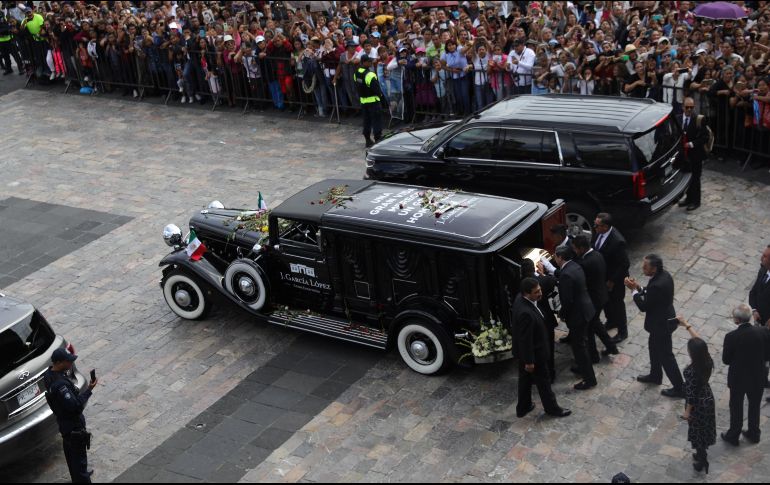 La carroza se dirige a la Colonia Clavería, lugar en donde nació 