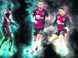 Ricardo Álvarez, Manuel Balda y Mauricio Cuero han sido irregulares esta temporada. EL INFORMADOR / O. Rezéndiz