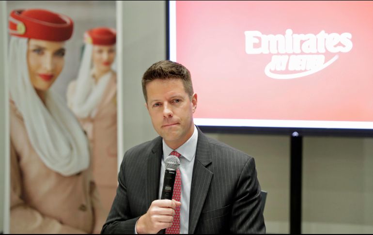 Scott Lantz, manager de área para México de Emirates Airline, dijo que apelarán el amparo y esperan que en los próximos días la DGAC les autorice el vuelo. SUN/ARCHIVO