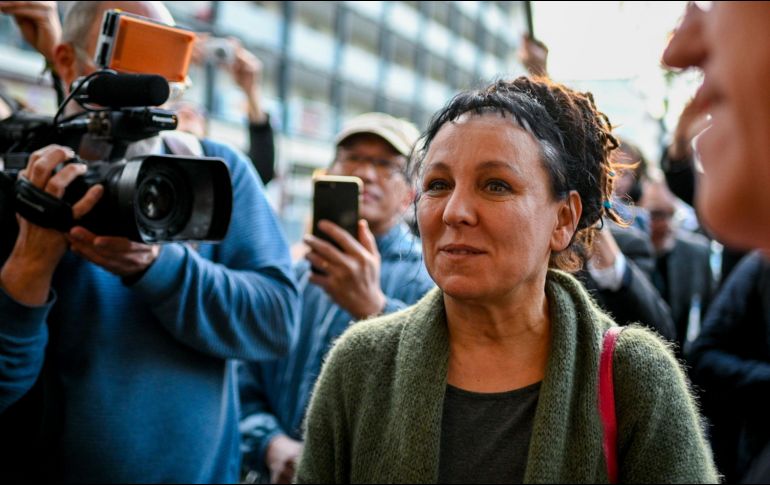 Olga Tokarczuk fue reconocida este jueves con el Premio Nobel de Literatura 2018.   AFP / S. Schuermann