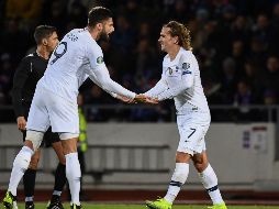 Oliver Giroud fue el autor del gol de la diferencia. AFP / J. Nackstrand