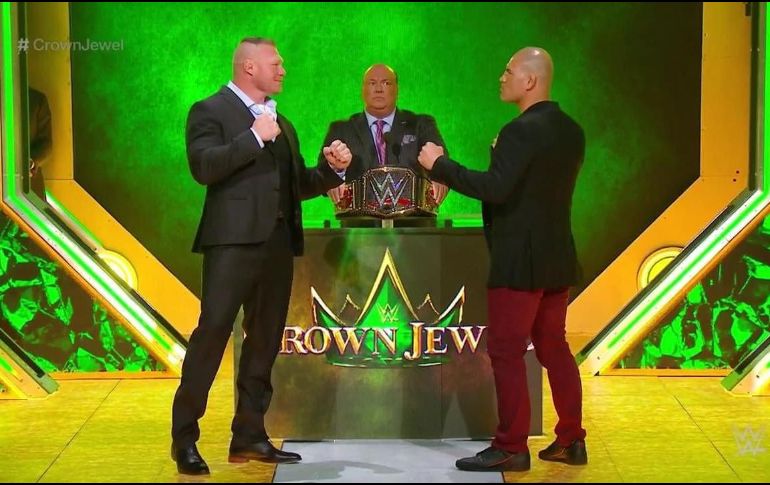 Caín Velásquez debutará con WWE en un mano a mano contra Brock Lesnar, este 31 de octubre en Arabia Saudita. TWITTER / @WWE