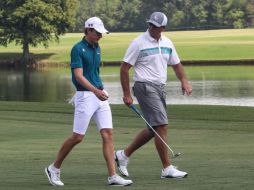 La segunda ronda del Houston Open fue suspendida dos veces, por tormenta eléctrica y falta de luz. TWITTER/carlosortizGolf
