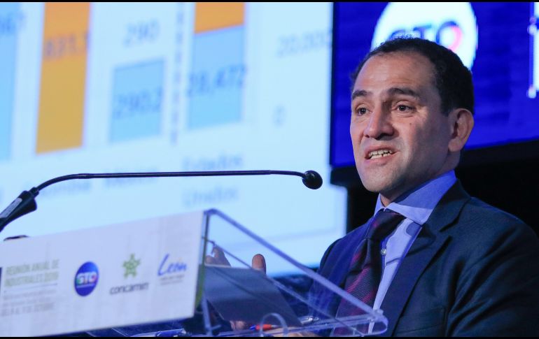 El secretario de Hacienda y Crédito Público, Arturo Herrera, durante la la Reunión Anual de Industriales. EFE/L. Ramírez