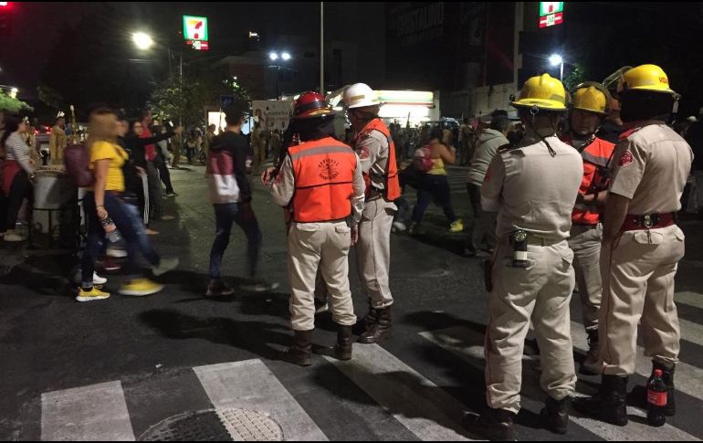 Además, explican, se hizo el traslado de dos personas a la Cruz Verde La Curva. Una por un probable infarto, que resultó ser una angina de pecho, y otra por un cuadro diarreico. TWITTER/ @GuadalajaraGob