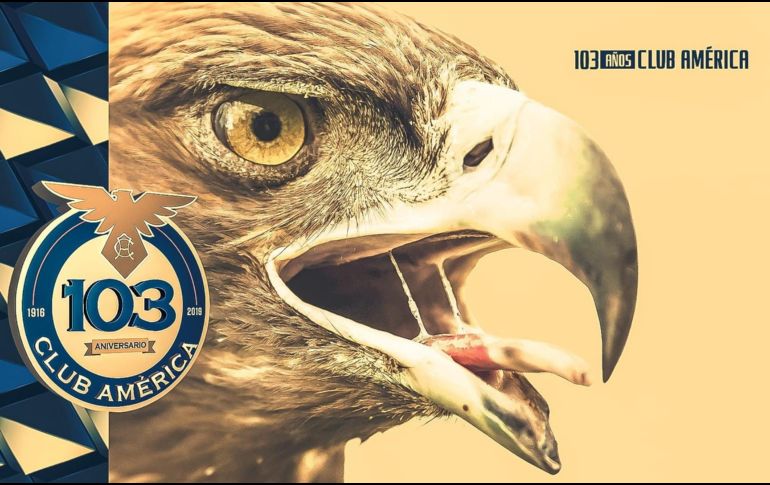 América festeja 103 años de vida este 12 de octubre. TWITTER / @ClubAmerica