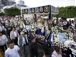 En esta edición de la Romería, la virgen zapopana recorrió un total de 9.2 kilómetros desde la Catedral de Guadalajara hasta la Basílica. EL INFORMADOR/ F. Atilano
