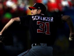 Max Scherzer tuvo otra excelente actuación monticular. AFP / J. Squire