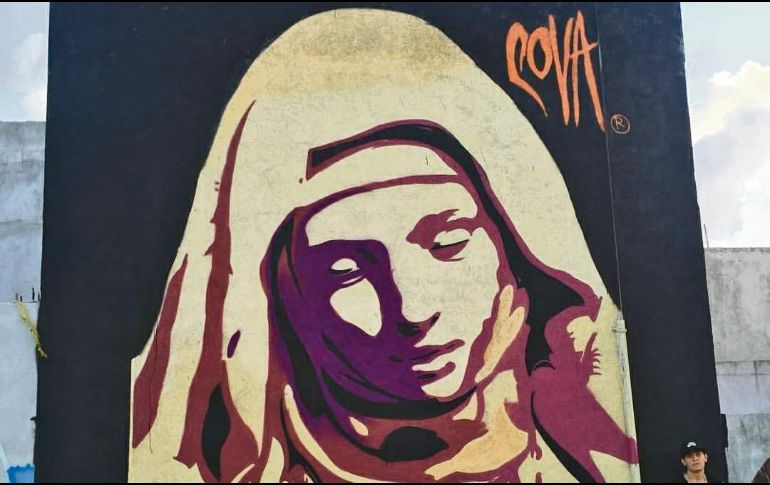 Gran formato. Desde hace cinco años comenzó a pintar y tras estudiar la técnica del dibujo pudo llevar sus trazos a otro nivel. CORTESÍA / H. Covarrubias