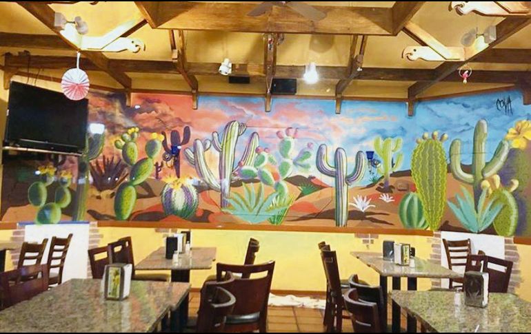 Intervención. Distintos restaurantes lo han buscado para que de vida a sus muros. CORTESÍA / H. Covarrubias